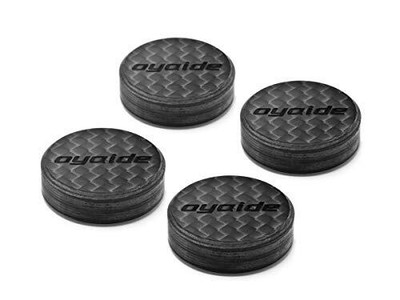 Oyaide INS-CFX Hoch Modulus Carbon Insulator Set Mit 4 Audio Zubehör Inscfx