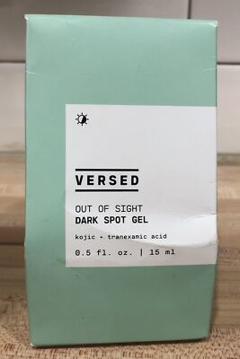 NEW Versed Out of Sight DARK SPOT GEL 0.5 fl oz Kojic Tranexamic Acid