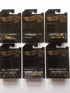 hot wheels black and gold collection
