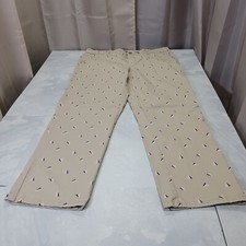 Tommy Hilfiger Khaki Women's Chino Pants Beige With Sailboat Logo Size 12