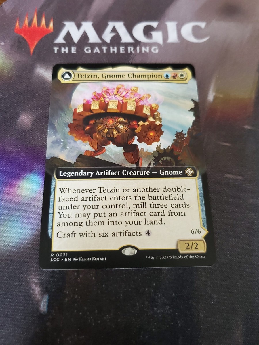 Mtg. 2x Tetzin, Gnome Champion. Extended Art. Lost Caverns Of