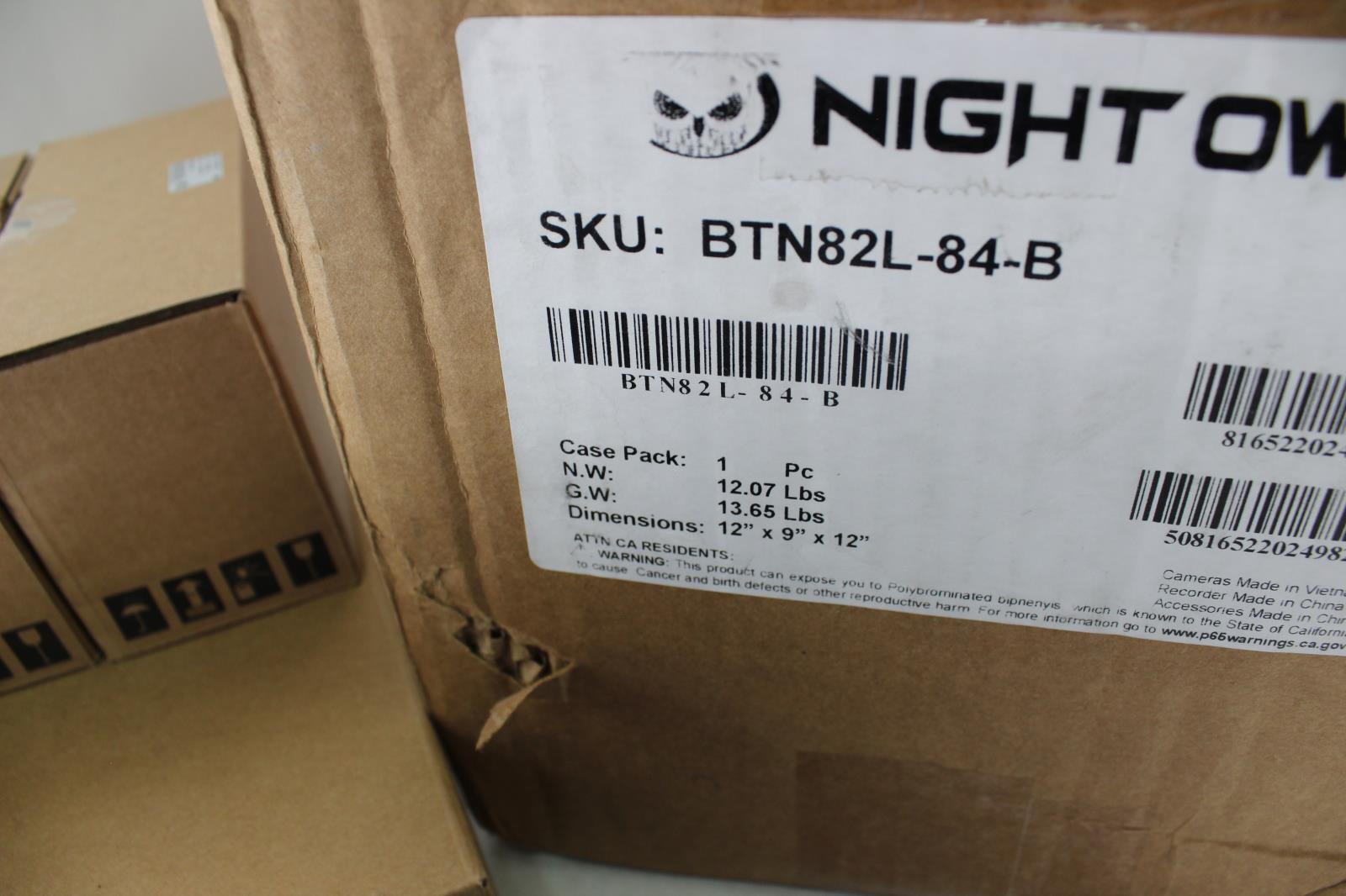 Night Owl Series 8-Channel 4K Wired NVR 2TB Hard Drive and (4) 4K IP Spotlight