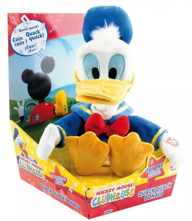 IMC TOYS Peluche Donald dormeur pas cher 