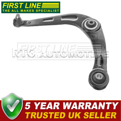 First Line Front Left Track Control Arm Fits Peugeot 206 1998- 206+ 2009-2013