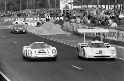 Bruce Jennings & Bob Johnson Chaparral 2F Chevrolet Le Mans 1967 Old Photo 19