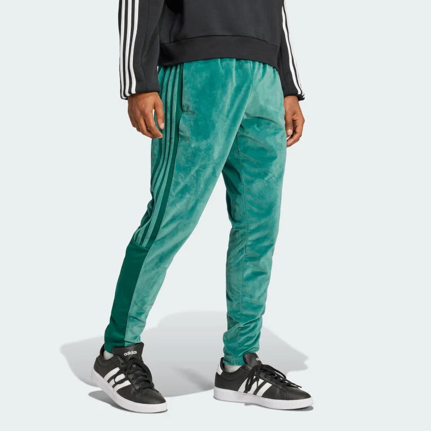 Adidas Originals Men's House of Tiro Velour Zip Pocket Pants