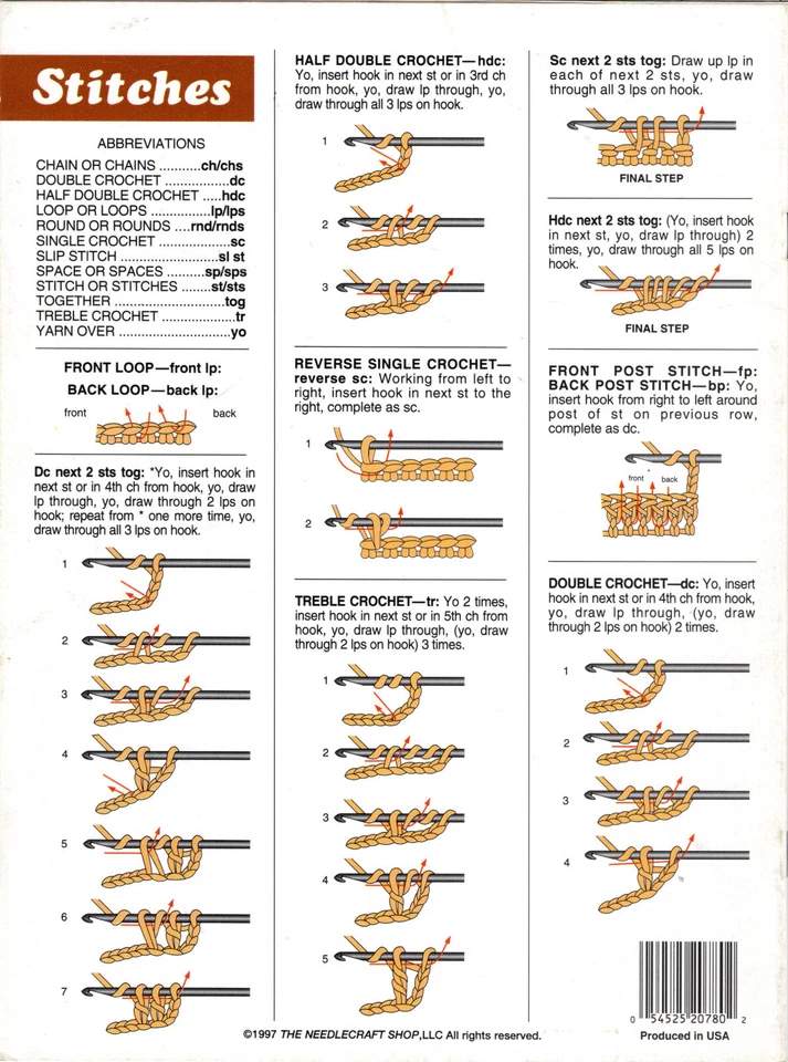 "Crochet Renaissance Ladies" ©1997 The Needlecraft Shop Leaflet # 971003 - Image 2 of 2
