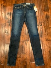 Adriano Goldschmied Dark Wash "The Legging Super Skinny" Blue Jeans, Size 26
