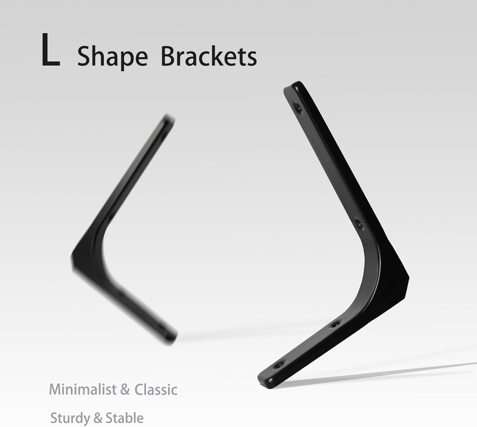 Long Wall Shelves, 31.5 Inch Wall Mounted Shelves Set of 2, EasyTo