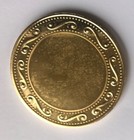1994 Monaco/Great Britain Large Goldplated 1 ECU Air Balloon- Trial strike — photo 2