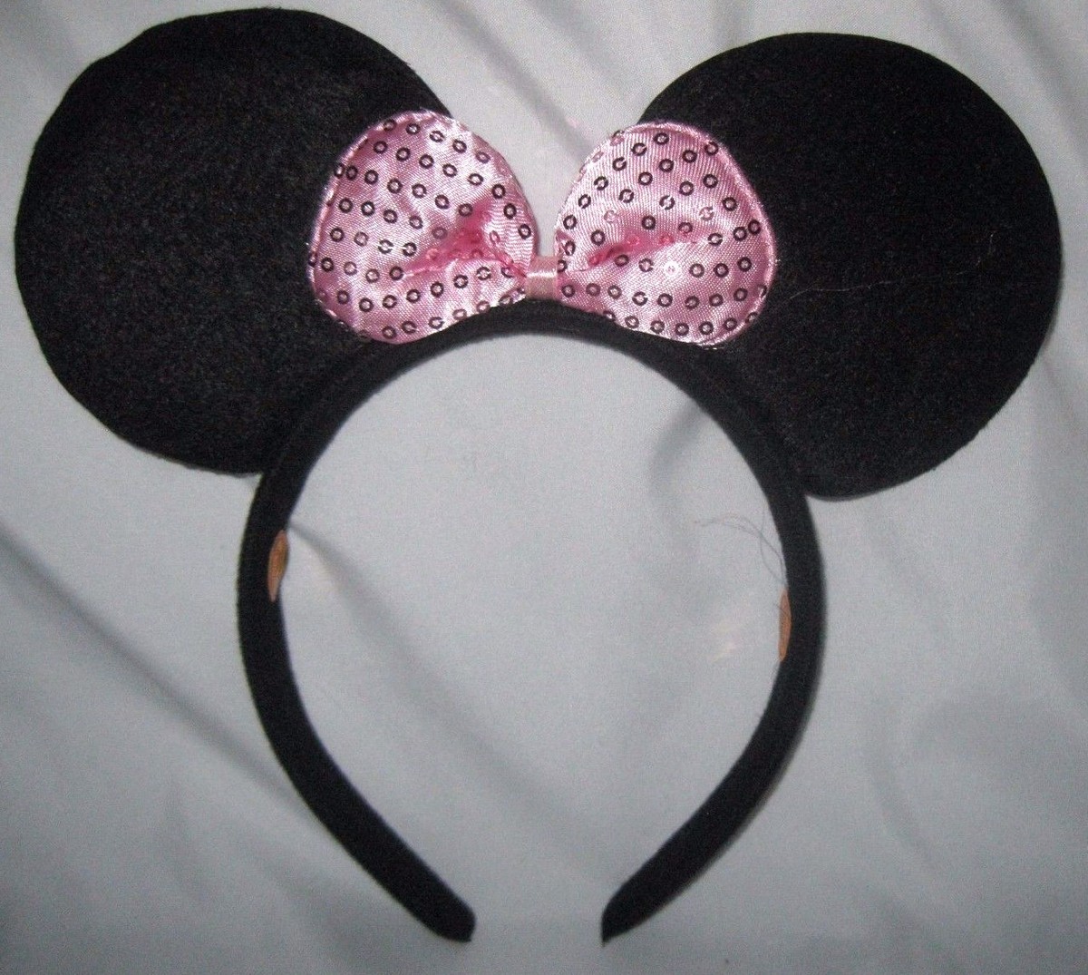 Light Up Minnie Mouse Ears Black and Pink Sequin Headband Over the weekend, we saw the release of a new black sequin  main image 4
