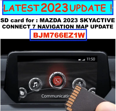 CX-5, CX-9, MX-5 - 2023 SkyActiv SD CARD NAVIGATION MAZDA MAP UPDATE BJM766EZ1W