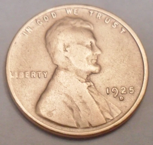 1925 D Lincoln Wheat Cent / Penny  CULL  **FREE SHIPPING**
