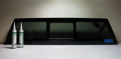 Center Glass Panel For 2014-2018 GMC Sierra 1500 Power Sliding Rear Window - Heated & Tinted