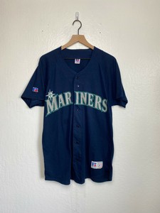mariners navy blue jersey