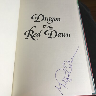 Dragon of the Red Dawn by Mary Pope Osborne, Hardcover SIGNED First Edition NEW