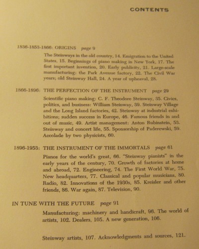 People & Pianos THEODORE E STEINWAY 1953 1st Edition SIGNED by CHAS G STEINWAY - Imagen 6 de 10