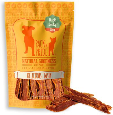 PACK'N PRIDE Natural Dog Treats 200g Air-Dried Fillets Low Fat