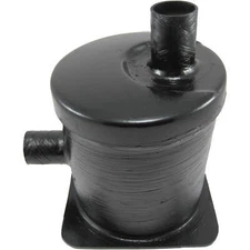 Centek 1601805 Side In/Top Out Marine Muffler 2 Inch Replaces Westerbeke 32550