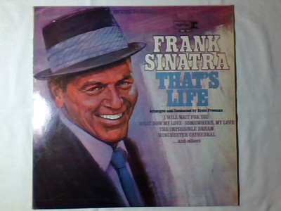 FRANK SINATRA That's life lp ITALIEN SEHR SELTEN GILBERT BECAUD MICHEL LEGRAND 