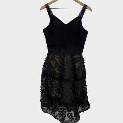 Bronx & Banco Black Leafy Lace Corset Saba Dress US 8 NWT | eBay