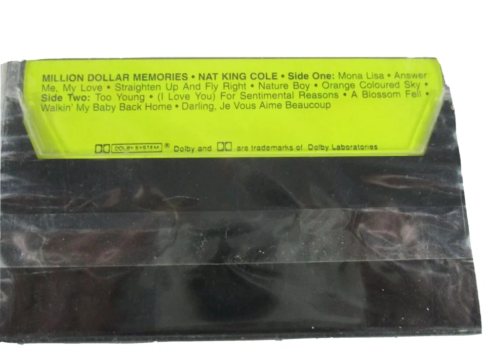 Nat King Cole Million Dollar Memories Cassette Tape 1978 Collectors Edition BNOS - Image 2 of 4