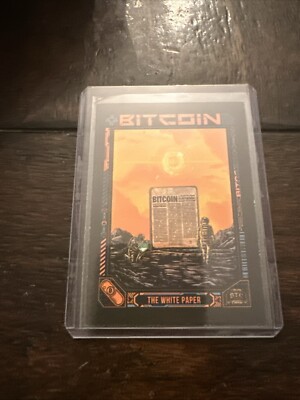2022 Bitcoin Trading Cards Series 1 Bitcoin The White Paper #7