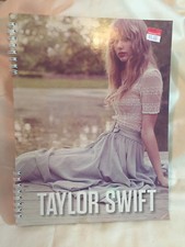 Taylor Swift Spiral Paper Notebook Lace Top Sitting Pose New 2012