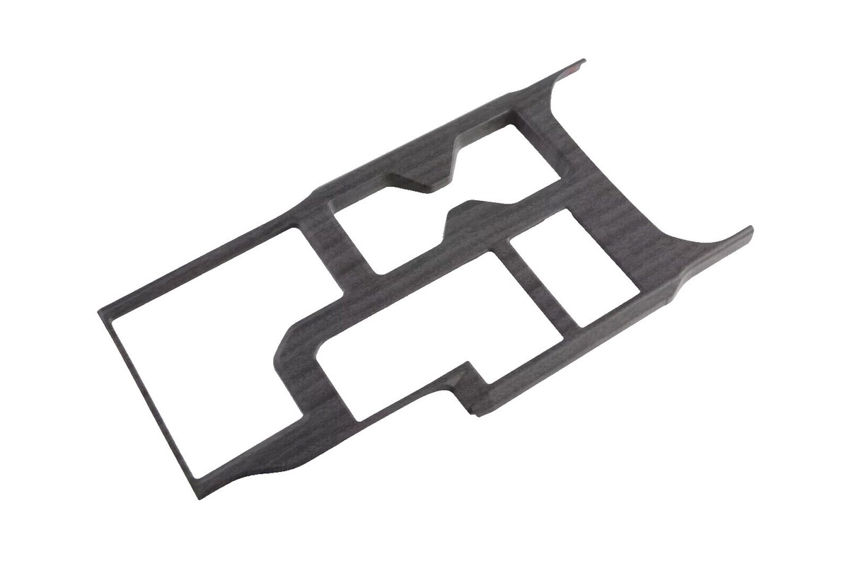 Peach Wood Gear Shift Panel Cover Trim For 2024 Toyota Land