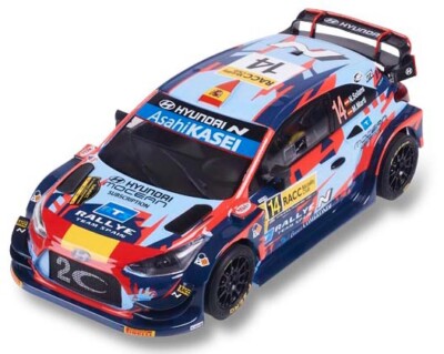 Voiture Slot SCX 1/32 - Hyundai I20 WRC (Sordo) Avec Feux - Modèle Advance 2.0 - Neuf