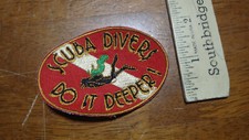SCUBA DIVERS DO IT DEEPER  SCUBA CLUB DIVING DEEP SEA DIVING  PATCH