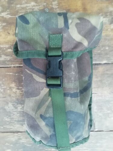 Dutch Army Canteen / Water Bottle Pouch Woodland DPM Camouflage Grade 2 280gr/m - Picture 1 of 7