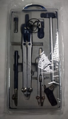 Drafting Compass Set with Case   Precision Geometry Tools for Technical Drawing