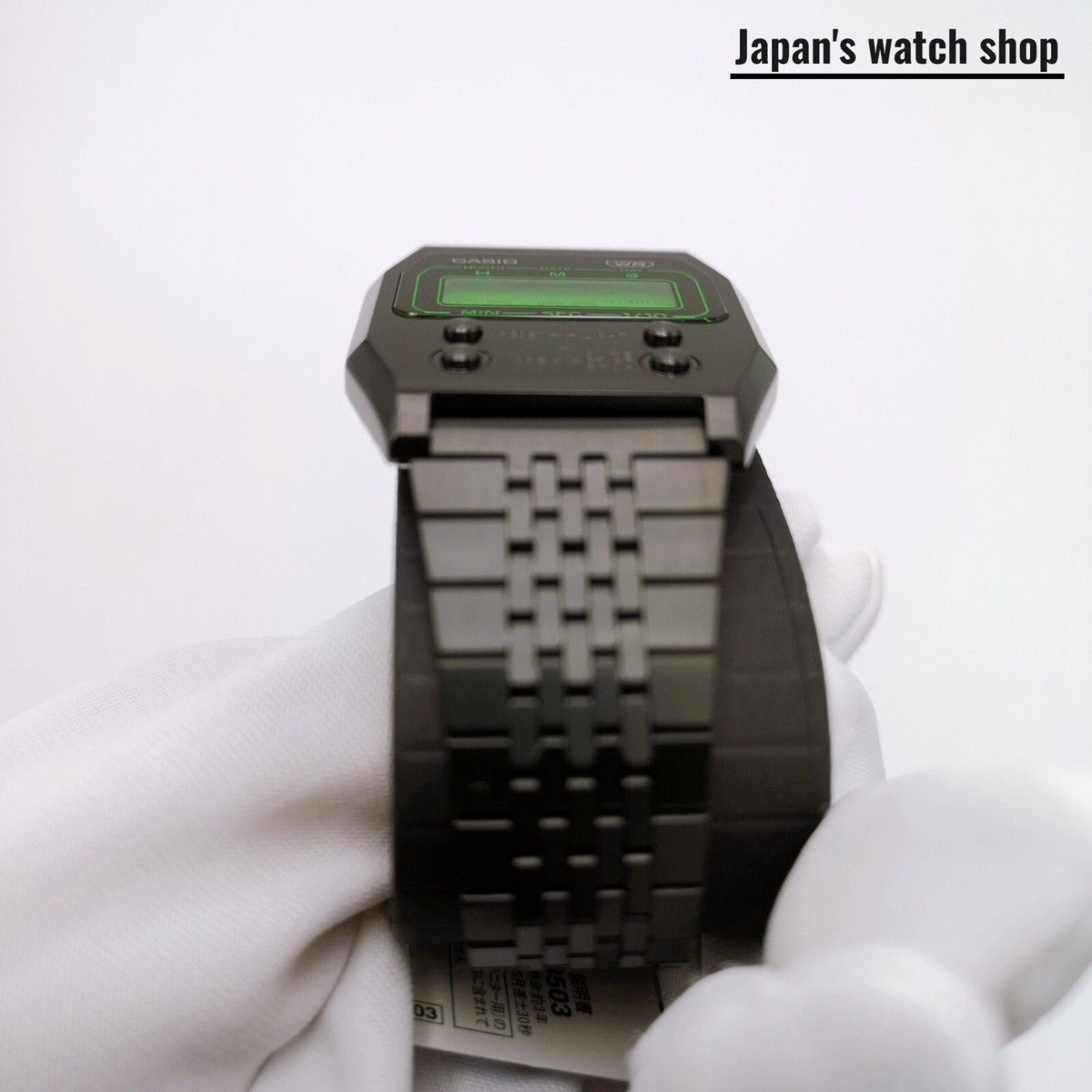 CASIO CLASSIC A1100B-1JF Black PREMIUM Full Metal Unisex Watch New