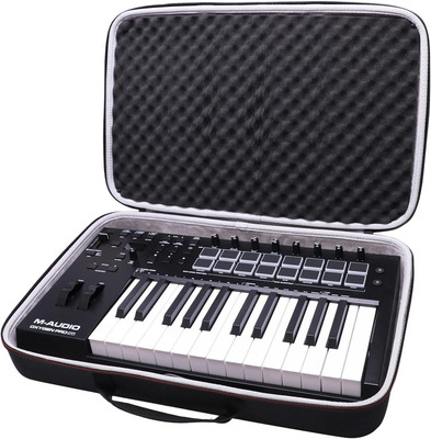 LTGEM EVA Hard Case for M-Audio Oxygen Pro 25   25 Key USB MIDI Keyboard Control
