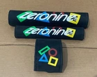 black set ZERONINE custom REPRO padset BMX oldschool vintage RARE