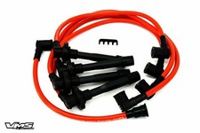 Vms Racing Red 10.2mm Spark Plug Ignition Wires Cable For 90-93 Honda Accord