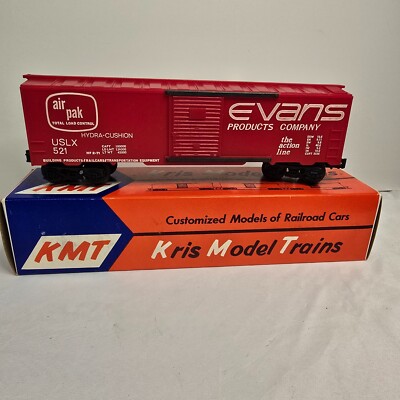 vintage KMT Kris Model Trains 521 Evans Products reefer Car O scale train