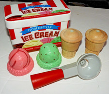 Melissa Doug Ice Cream Scoop Cones Carton Magnetic Replacement Parts Pieces