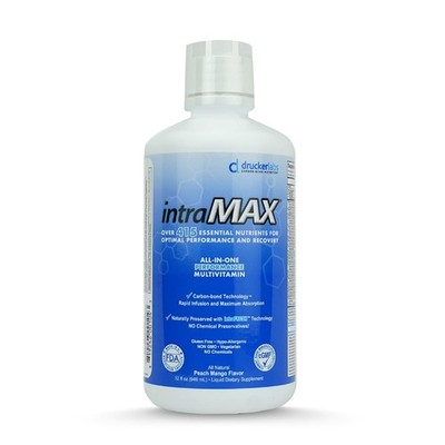 - intraMAX Organic Liquid Multivitamin, Non GMO, Dairy Free, Gluten Free, Mag...