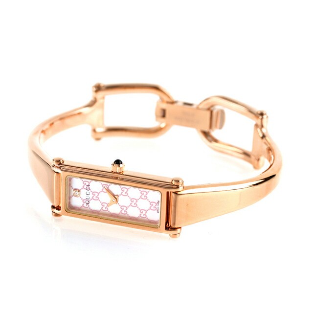 ★GUCCI グッチ★1500 L ステンレススチール 腕時計 Gucci 1500 L Swiss Made Authentic Golden Metal Watch Square