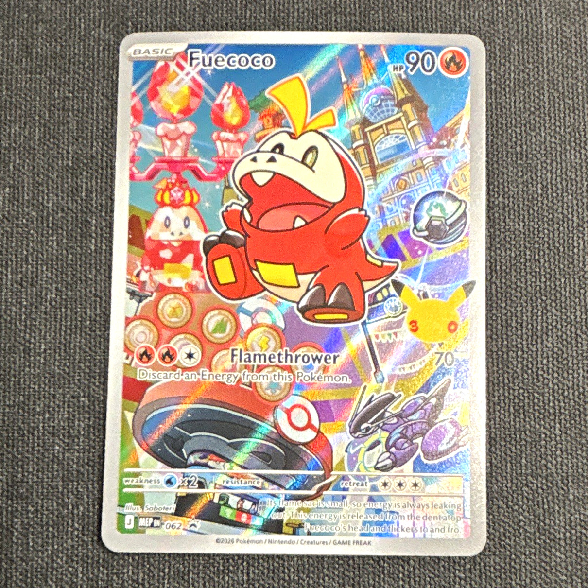 Fuecoco 062 Me: Mega Evolution Promo Holo Pokemon TCG English