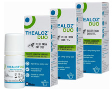 Thea Thealoz Duo Original Preservative Dry Eye drops (Pack of 3x 10 ml bottles) 