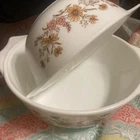 Vintage Pyrex Glass  Country Casserole Set