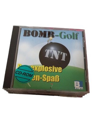 BOMB-Golf CD-ROM PC Spiel BMM Der explosive Golfen-Spaß TNT