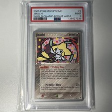 Pokemon Jirachi 2005 World Championship Bright Aura #9/107  PSA 9 - POP 24