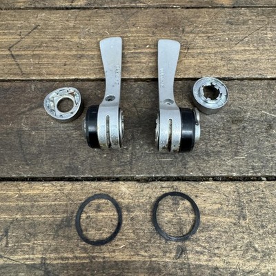Vintage Shimano Light Action SL-S434 6 Speed Downtube Shifter Set