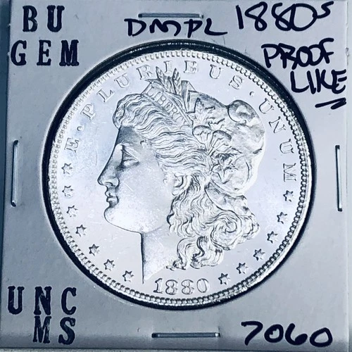1880 S BU GEM MORGAN SILVER DOLLAR UNC MS+++ U.S. MINT RARE COIN 7060