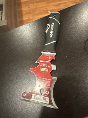 #ad Husky 15 in 1 Painter#x27;s Tool NEW with Tags Stainless Steel $5.95