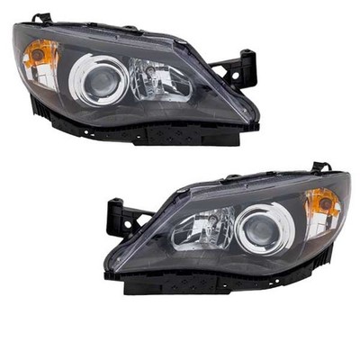 For 08-11 Impreza Sedan/Wagon Headlight Headlamp Head Light Lamp w/Bulb SET PAIR